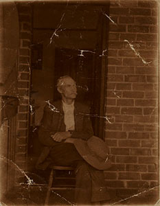 Grandpa in Doorway original ⓒ Cate McRae 2009; All Rights Reserved